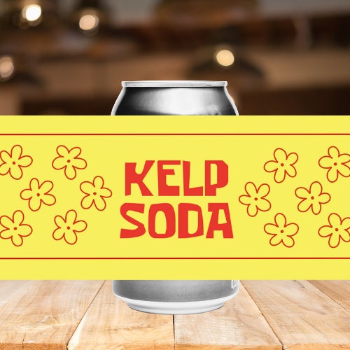Digital Kelp Soda Labels PrintableBottom for Spongebob Digital Kelp Soda Labels PrintableBottom for Spongebob