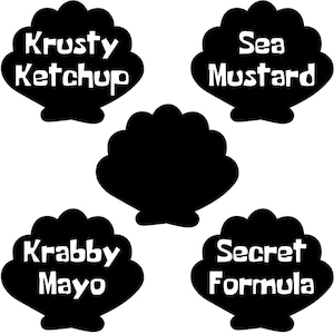 Leuke kruidenetiketten met stripfiguren - Digitale download met png-, pdf- en SVG-bestanden - Perfect voor kinderfeestjes en cadeau-ideeën