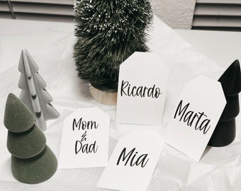 Set of 5 | Personalized Gift Tags | Holiday Gift Tags | Christmas Gift Tags