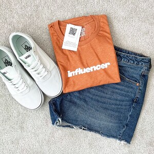 Influencer Tee | Shirts with Sayings | Summer Shirts | Custom Shirt