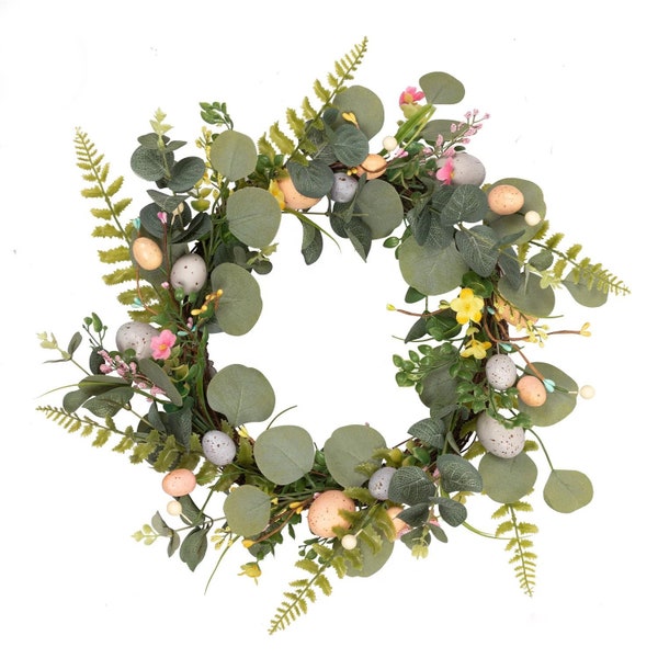 Easter Wreath Spring Door Wreath Easter Home Decor Door Wreath Luxury Easter Decor Wreath / Easter Egg Decorations - 45cm