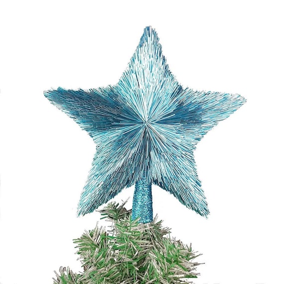 Large Blue Christmas Tree Topper Luxury Christmas Tree Star