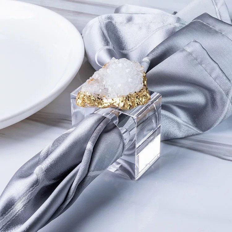 Stone napkin shop rings