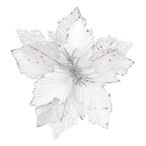 Pink and Gold Christmas Tree Flower Pick Pack of 6 Christmas Etsy