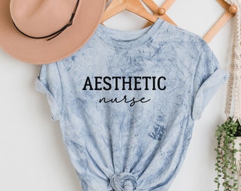 Aesthetic Nurse Tie Dye T-Shirt | Comfort Colors Unisex Tee