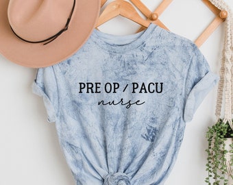 Pre OP/PACU Nurse Tie Dye Comfort Colors T-Shirt