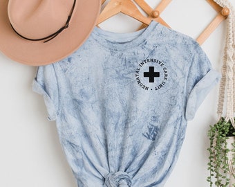 NICU Nurse Tie Dye T-Shirt | Comfort Colors RN Unisex Tee