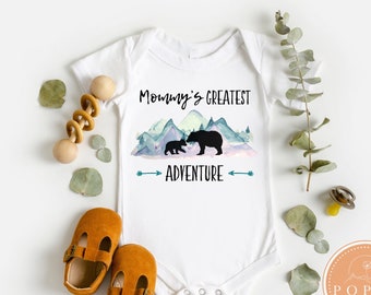 Mommy's Greatest Adventure Baby Bodysuit | Single Mom Gift
