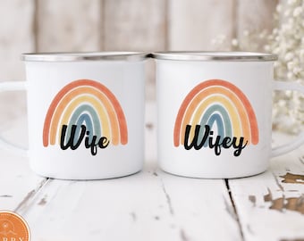 Wife or Wifey LGBTQ Mug | Lesbian Wedding Gift
