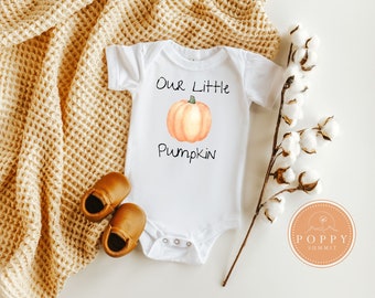 Our Little Pumpkin Baby Bodysuit | Fall Outfit, Baby Shower Gift