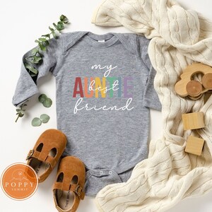 Auntie is my best friend Baby bodysuit | pregnancy announcement | Aunties best friend | Lesbian Auntie | newborn baby bodysuit | baby shower