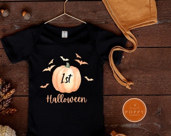 Baby's First Halloween Bodysuit | Spooky Pumpkin, Bats