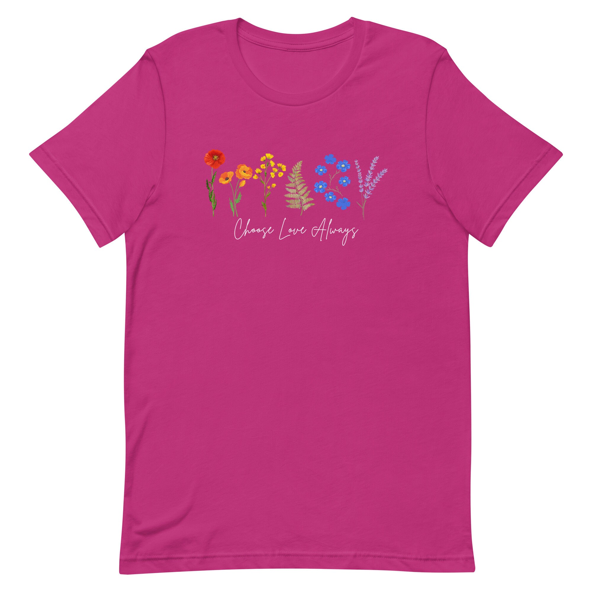 Discover Rainbow Pride Wildflowers T-Shirt