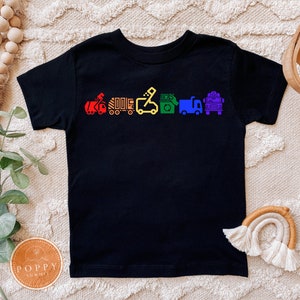 Toddler Pride Shirt | Rainbow Garbage Truck | LGBT Kids Recycle Truck Shirt | Garbage Truck  Lover | Toddler Tee Shirt | Equality Tee Shirt