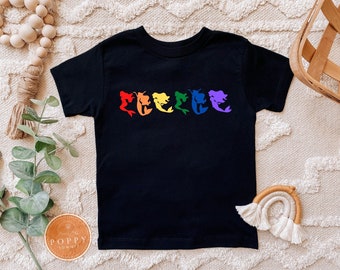 Rainbow Mermaid Toddler Pride T-Shirt | LGBT Kids