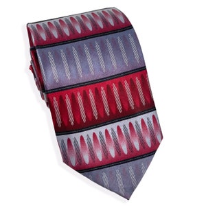 Geometric Designs Tie | Classic Silk Necktie