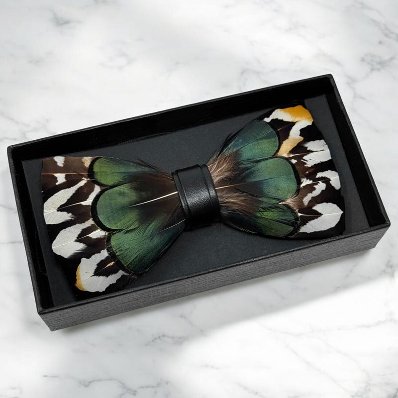 Feather Trim Bow Tie Top