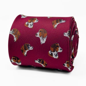 Charming Beagle Dog Themed Tie Necktie - Celebrate Canine Elegance!