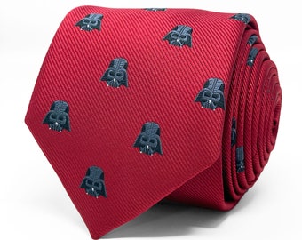 Darth Vader Iconic Villain Tie | 'Star Wars' themed Red Necktie