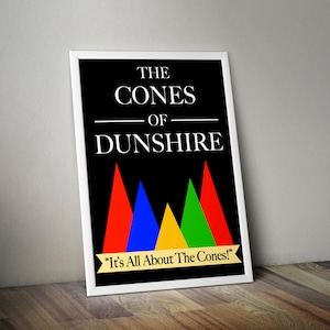 Cones of Dunshire Poster| Parks and Recreation| Digital Download