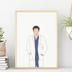Derek Shepherd Poster| Grey’s Anatomy| Digital Download
