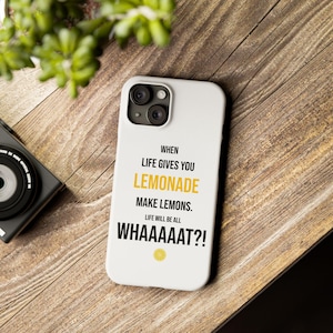 Phil Dunphy Lemon Quote Modern Family TV Show iPhone 15 Case, TV Show Fan Phone Accessories, Funny TV Quote Phone Cover