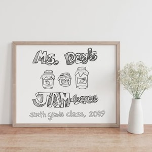 Ms. Day&#39;s Jamboree Poster| New Girl| Digital Download