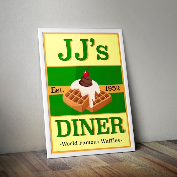 JJ's Diner Poster| Parks and Recreation| Digital Download