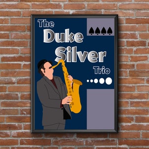 Duke Silver Poster| Parks and Recreation| Digital Download