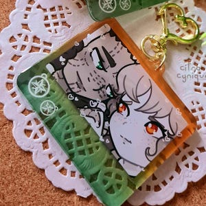 IshQueg • Yuri snapshot 7cm/2.5inch epoxy charm