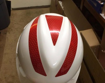 Reflective Hard Hat Decals for V-Guard Kit Oralite V98 (Lime,Red,White,Orange,Blue,Yellow,Green) Safety Construction Helmet