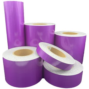 Purple Reflective Tape Type 1 Flexible Engineer Grade 1&quot; 2&quot; 4&quot; 6&quot; 8&quot; 12&quot; Nikkalite ELG Conformable 10&#39; 20&#39; 30&#39; Rolls