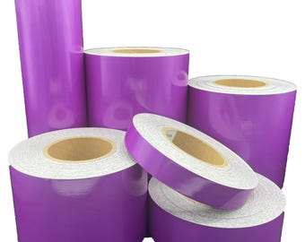 Purple Reflective Tape Type 1 Flexible Engineer Grade 1" 2" 4" 6" 8" 12" Nikkalite ELG Conformable 10' 20' 30' Rolls