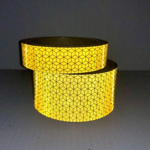 Oralite V99 Schoolbus Gele Reflecterende Tape 1&quot; 2&quot; Orafol Reflexite Veiligheidstape