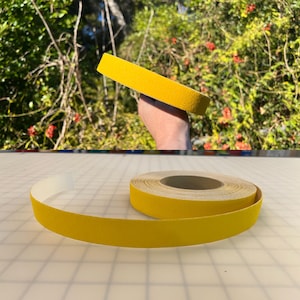 1&quot; Anti-Slip Tread Tape (Different Lengths) Solid Yellow Gator Grip 60 Grit OSHA