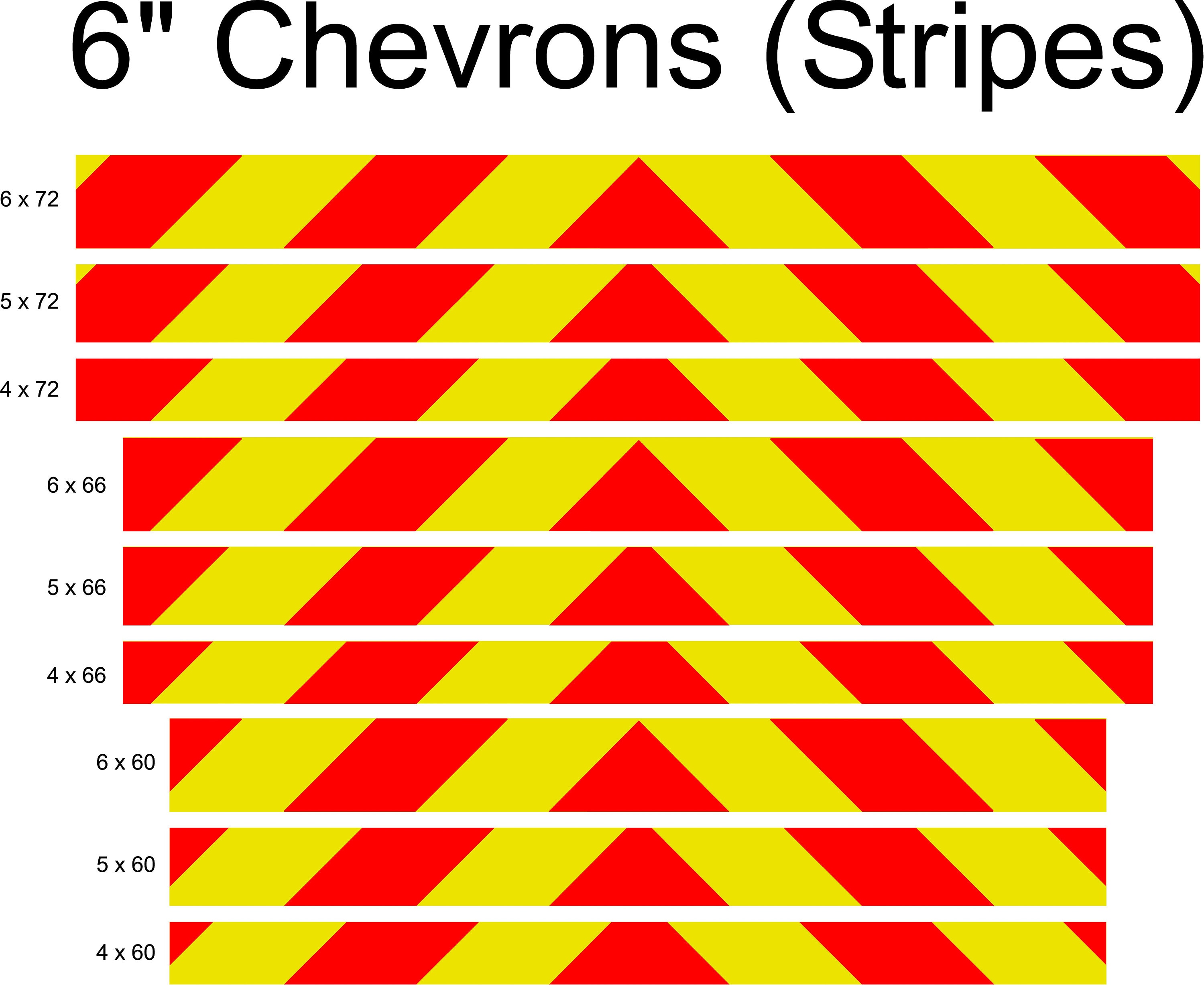 Décalcomanies Chevrons 1/24 Jaune Fluo Et Rouge – INTERDECAL, Pour Modélisme, 175x120mm