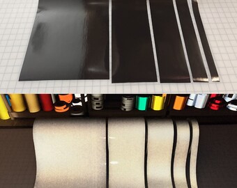 Nastro Riflettente 3M Scotchlite 680 Tipo 1 - Bianco Su Nero - Grado Ingegnere