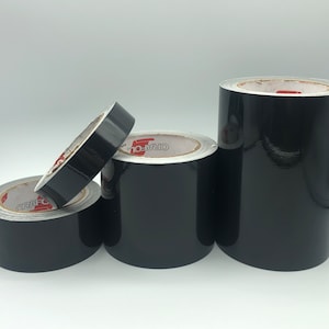 Black Reflective Tape Oralite 5700 Type 1 Engineer Grade 0.5" 1" 2" 4" 6" 8" 12" EG Orafol Reflexite Reflects White (Ultra Bright)