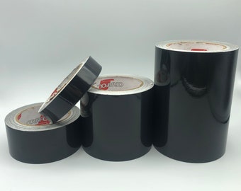 Black Reflective Tape Oralite 5700 Type 1 Engineer Grade 0.5" 1" 2" 4" 6" 8" 12" EG Orafol Reflexite Reflects White (Ultra Bright)