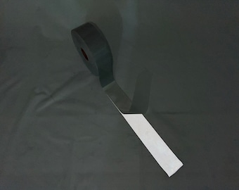 ELASTIC STRETCHABLE REFLECTIVE Sew On Fabric Silver SewViz Brand Safety Trim Reflects White (Vest Trim)