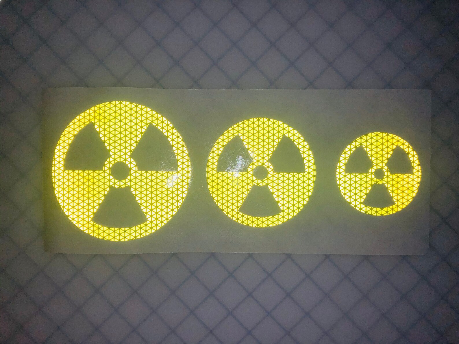 Simple Nuke Sticker Reflective Nuclear Decal Sticker Car Truck Motorcycle Helmet - Etsy