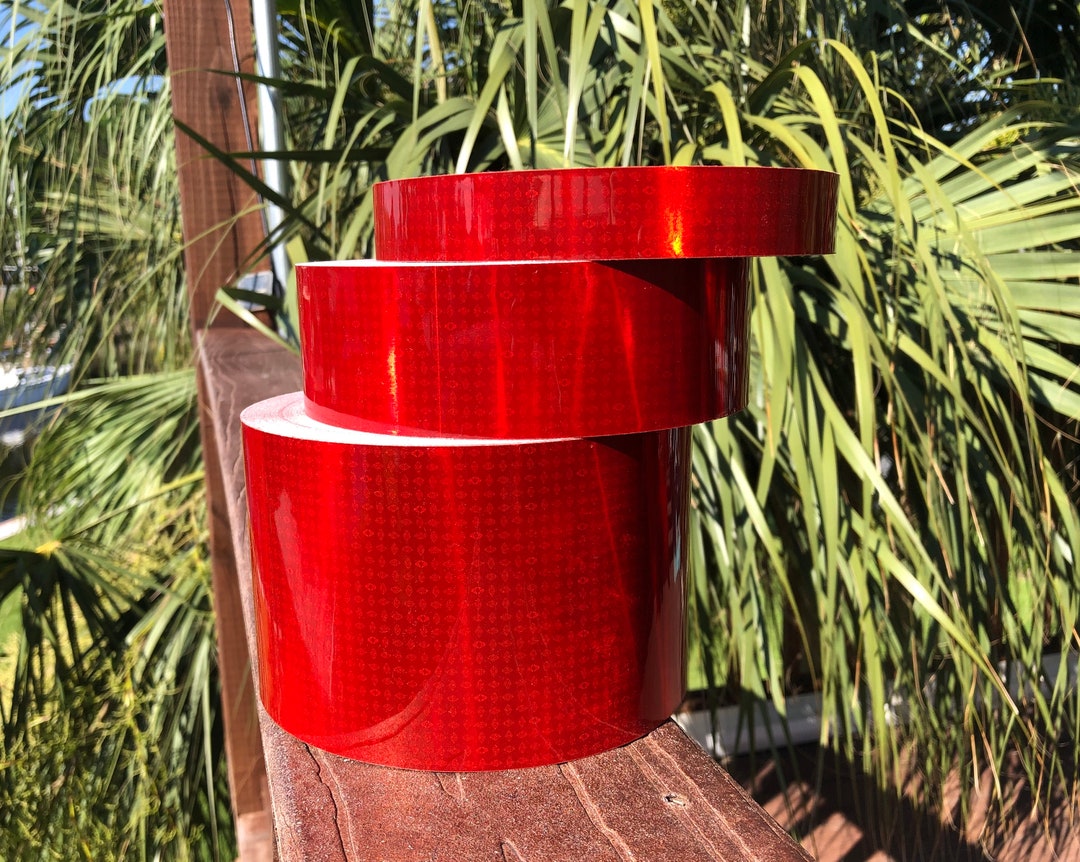 Red Reflective Tape Oralite V82 1 2 4 Orafol Type 5 brightest Colored