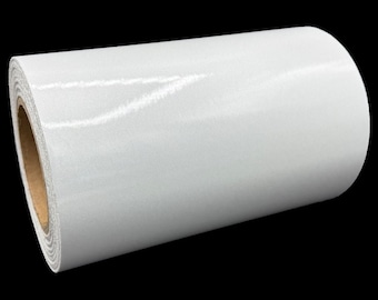 8 "Zoll weißes reflektierendes Band Typ 1 Flexible Engineer Grade Nikkalite ELG anpassungsfähig flexibel 10' 20' 30' Fußrollen ELG 48000