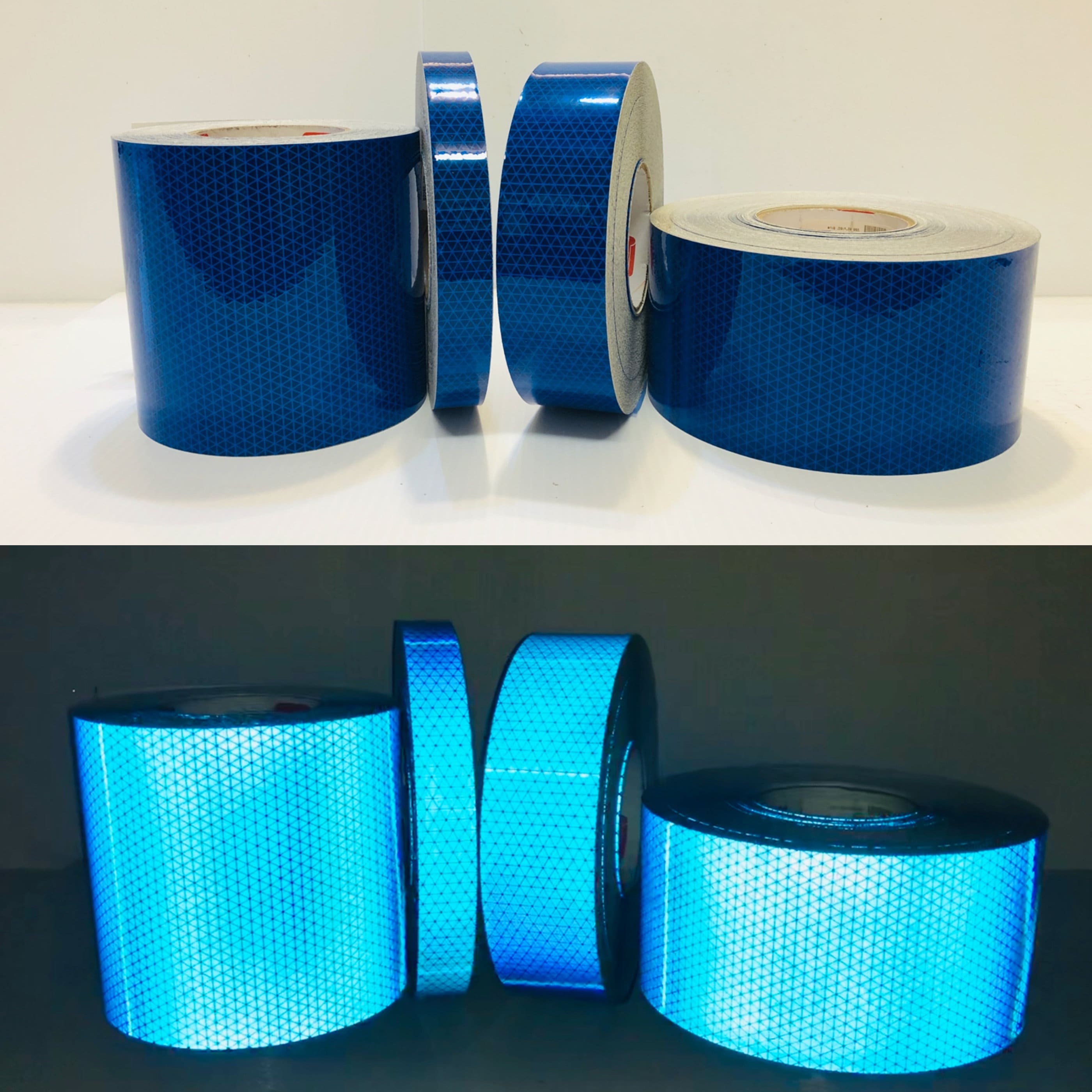 Blue Reflective Tape Oralite V98 1 2 4 Etsy