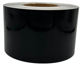 4" inch zwarte reflecterende tape 3 M 680 type 1 ingenieurskwaliteit reflecterend wit (ultra helder) Scotchlite, dun en flexibel 10', 20', 30' voet