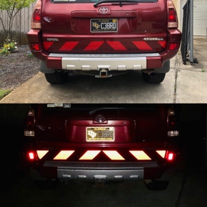 Reflektierender Schatten Chevron Farbiger Geist Aufkleber Nikkalit Engineer Grade Tape Reflektierende Grafiken für Muscle Car Truck Polizei Reflektierender Aufkleber