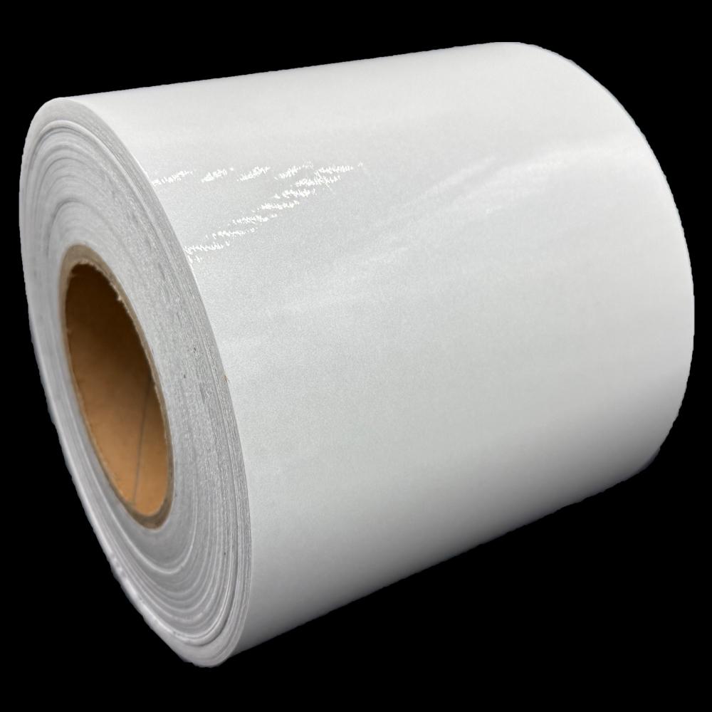 6" Inch White Reflective Tape 3M 680 Type 1 Engineer Grade Reflects White (Ultra Bright) Scotchlite Thin & Flexible 10', 20', 30' Feet