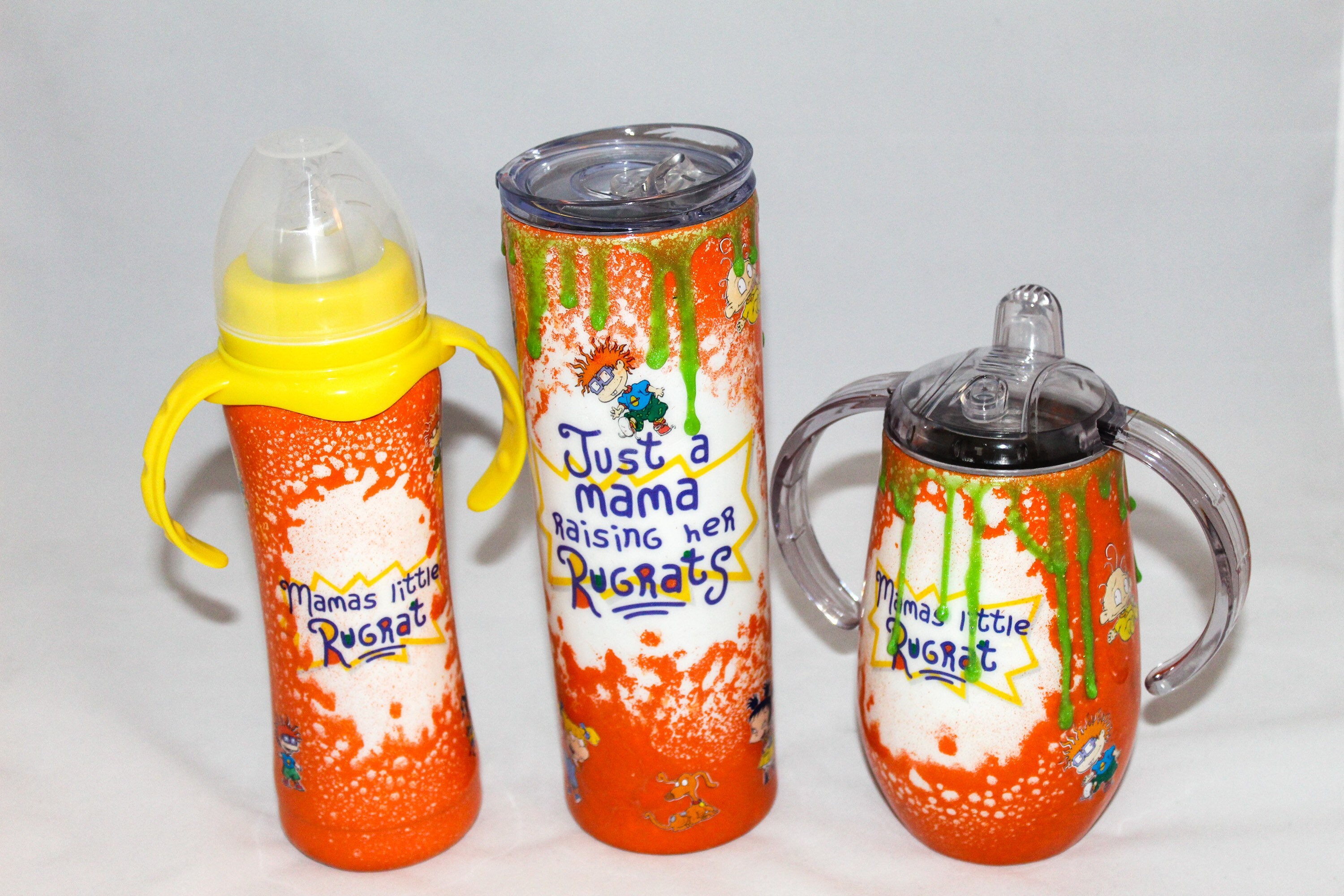 Rugrats Tumbler/Toddler Sippy Cup/ Baby Bottle Etsy