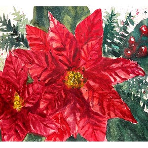 Paquete de tarjetas navideñas, tarjetas de felicitación navideñas, tarjetas navideñas, tarjeta navideña en acuarela, paquete de tarjetas festivas, saludos navideños, tarjetas navideñas