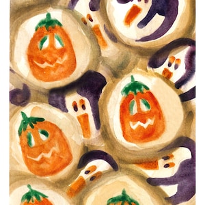 Halloween Zuckerkekse, Halloween Kekse, Süßes oder Saures, Halloween Kunst, Pillsbury Kekse, Halloween Grußkarte, Halloweenkarten,